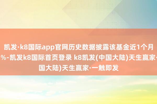 凯发·k8国际app官网历史数据披露该基金近1个月飞腾9.09%-凯发k8国际首页登录 k8凯发(中国大陆)天生赢家·一触即发